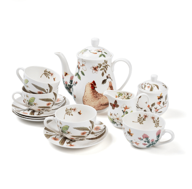 11 - Piece Tea SetMulti