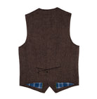 Back East Herringbone VestBrown