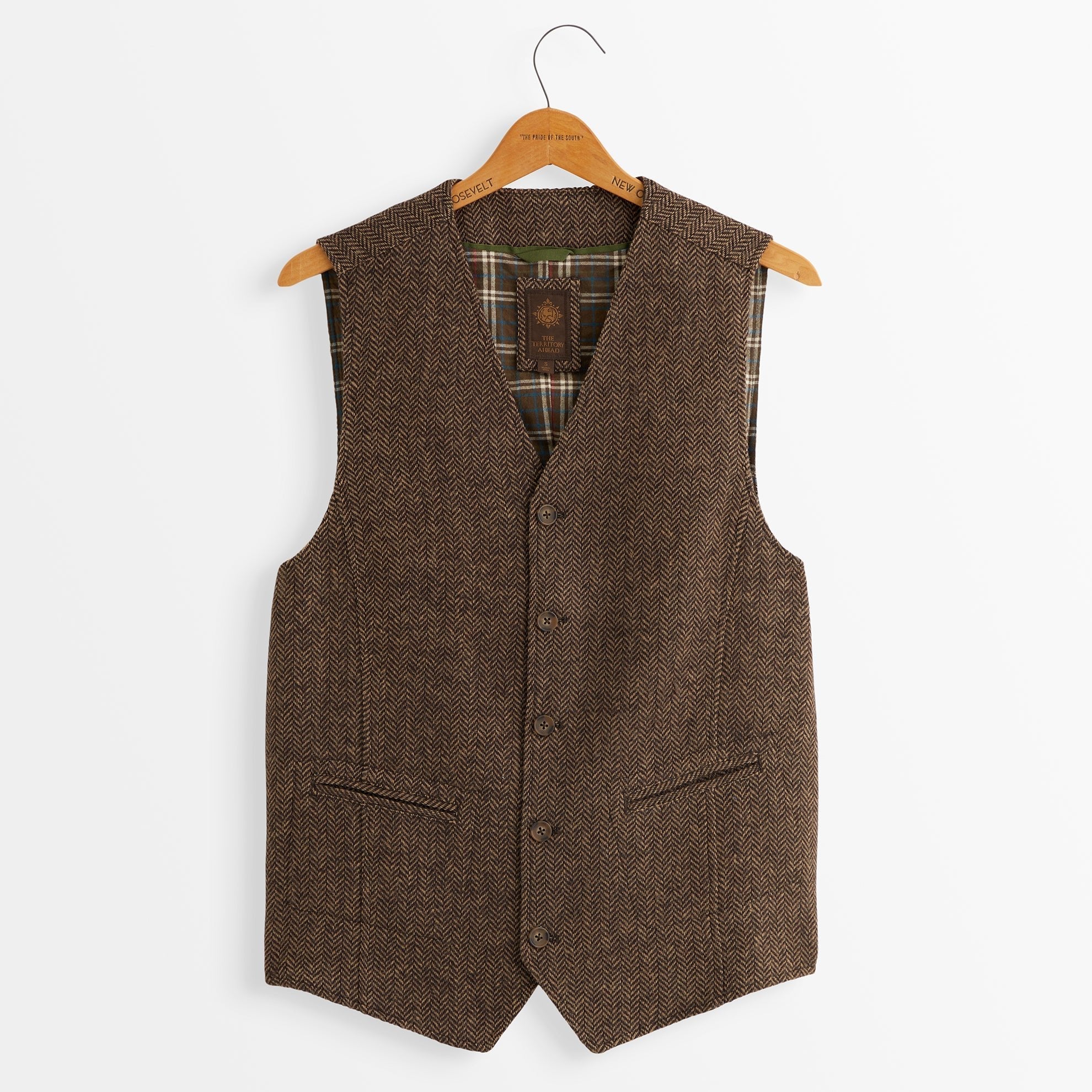 Back East Herringbone Vest