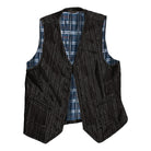 Back East Herringbone VestCharcoal