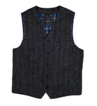 Back East Herringbone VestCharcoal