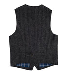 Back East Herringbone VestCharcoal