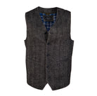 Back East Herringbone VestCharcoal