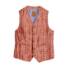 Back East Herringbone Vest Cranberry