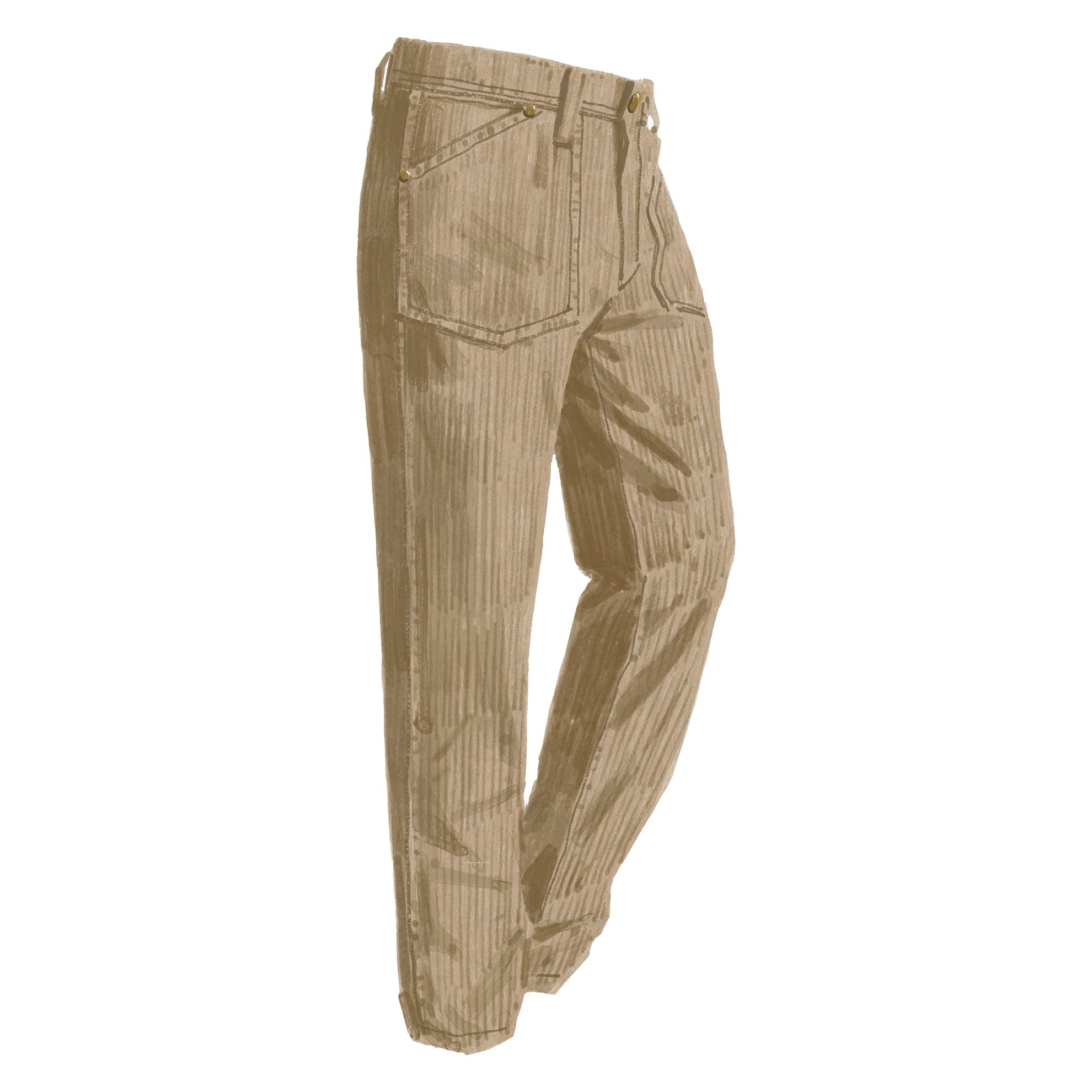 Bedford Cord Work PantsSafari