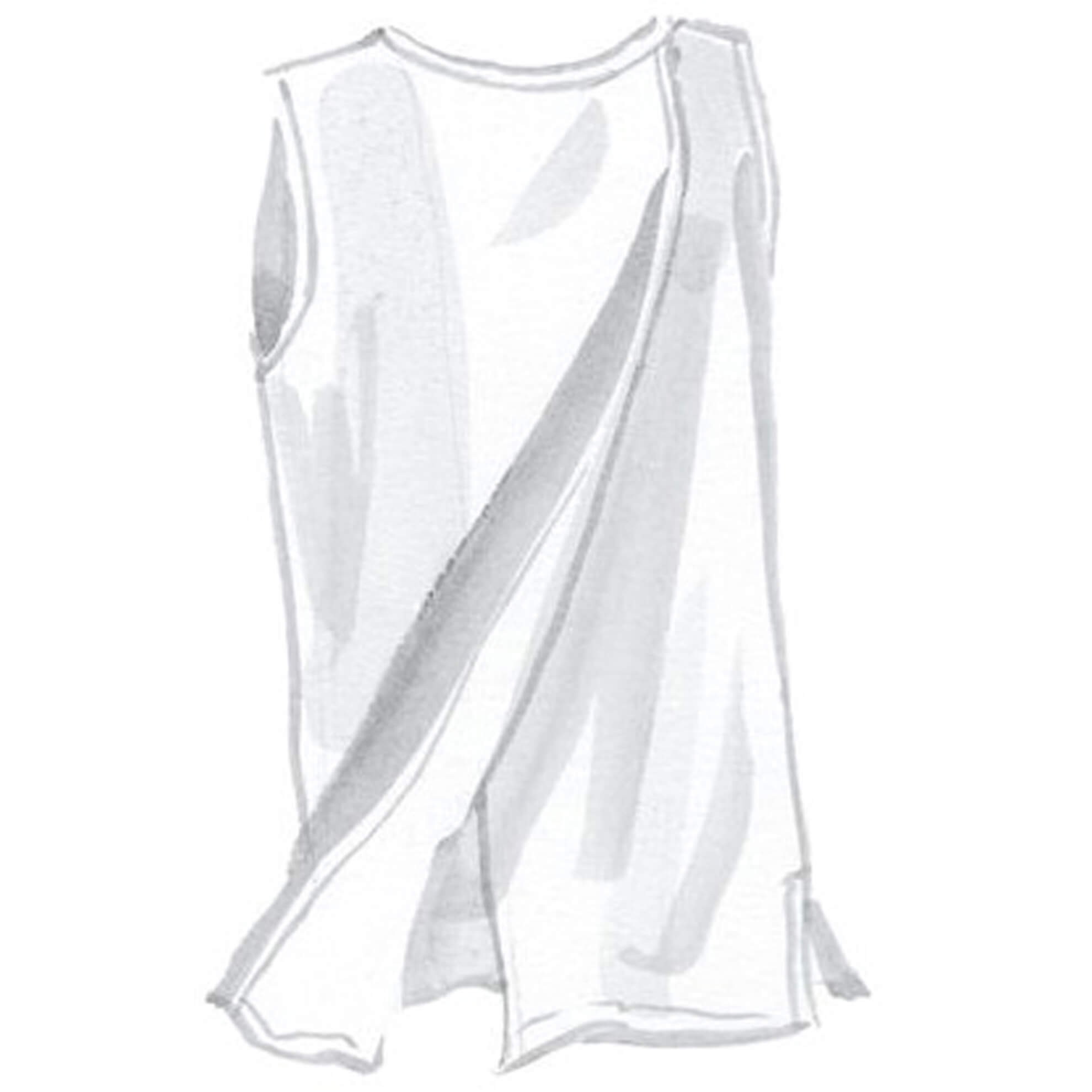 Breezy Sleeveless BlouseWhite