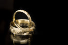 Custom 14k "Charles" Hand - Faceted Ring14k Yellow Gold