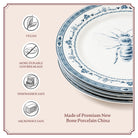 Dinner Plates Set of 4Blue