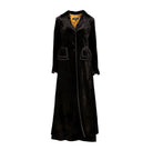 Edwardian Velvet CoatBlack