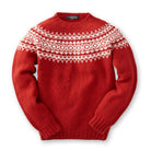 Fireside Fair Isle SweaterCardinal White