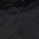 Fur Collar Knit TopBlack