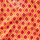 Orange Pink Ikat