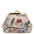 Hand - Painted Leather Coin PurseCardinal