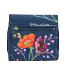 Hand Painted Small Two - Fold Organizer WalletMoonlight Meadow