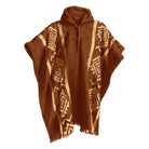 Handwoven Ecuadorian PonchoBrown