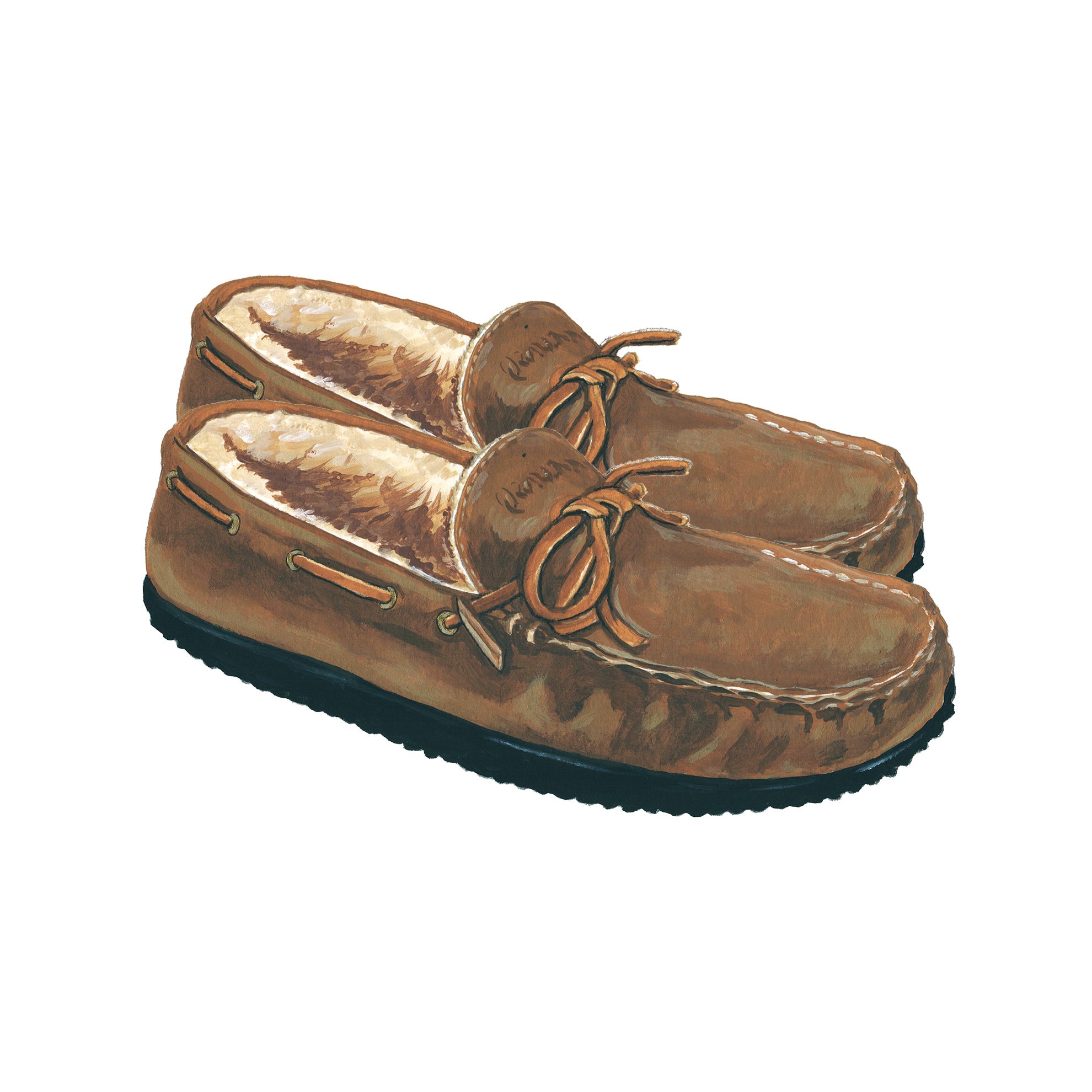 Hearth Moccasin SlippersChestnut