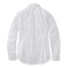 J. Peterman Women's Tuxedo Front Button Up Blouse with Long Sleeves