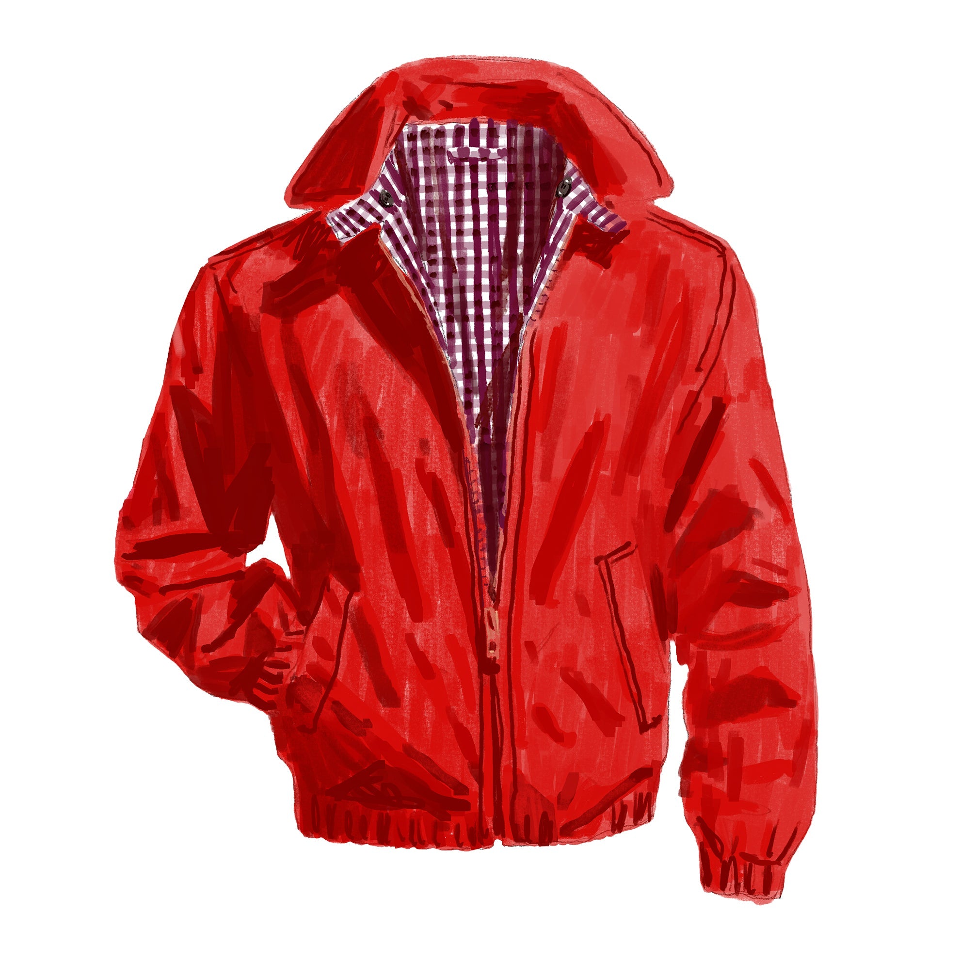 Lake George Reversible JacketRacing Red