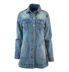 Long Denim JacketIndigo