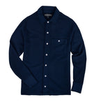 Long Sleeve Pique Polo ShirtNavy