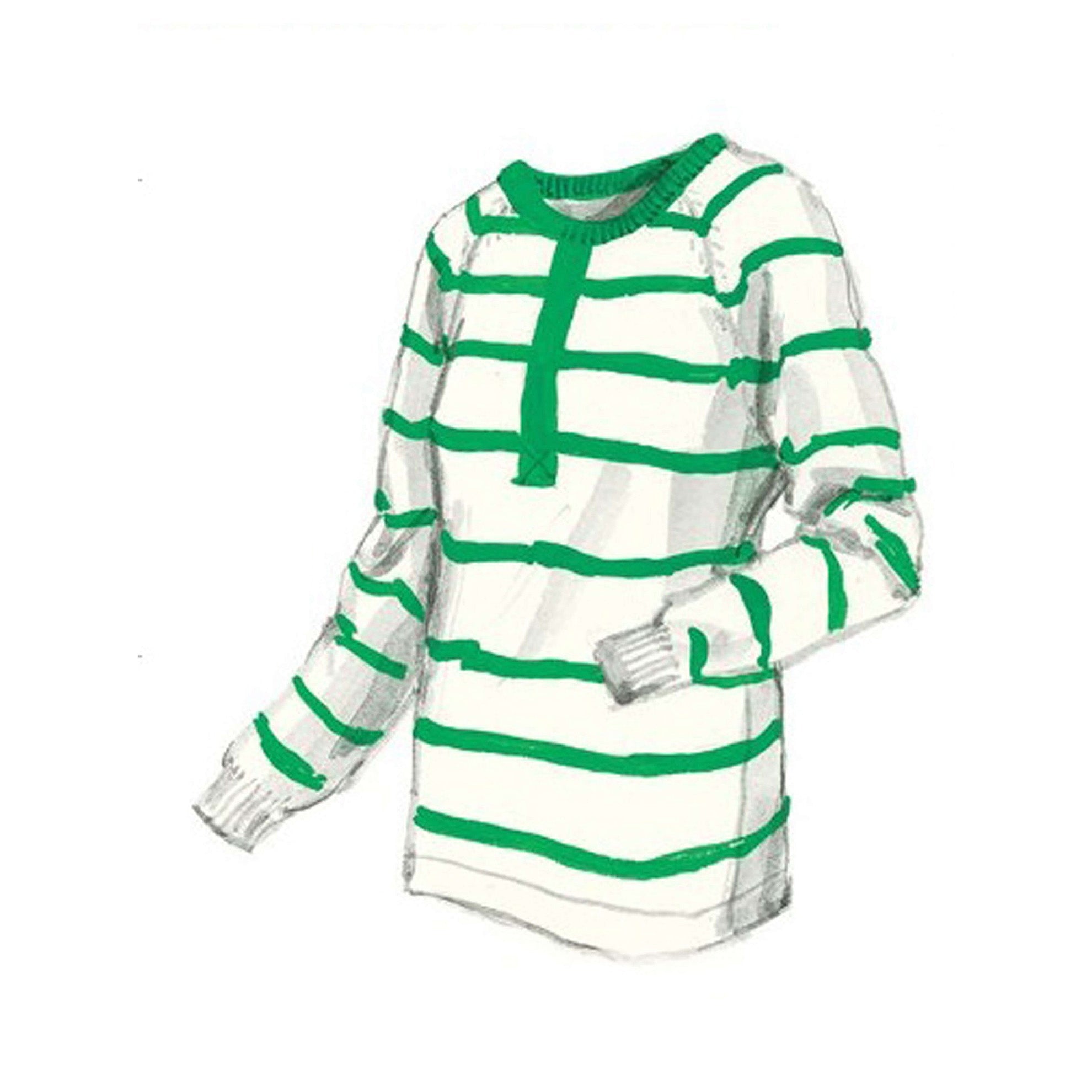 Nautical Stripe SweaterGreen Stripe