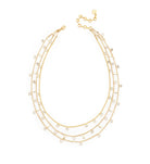 Paris in Bloom NecklaceGold