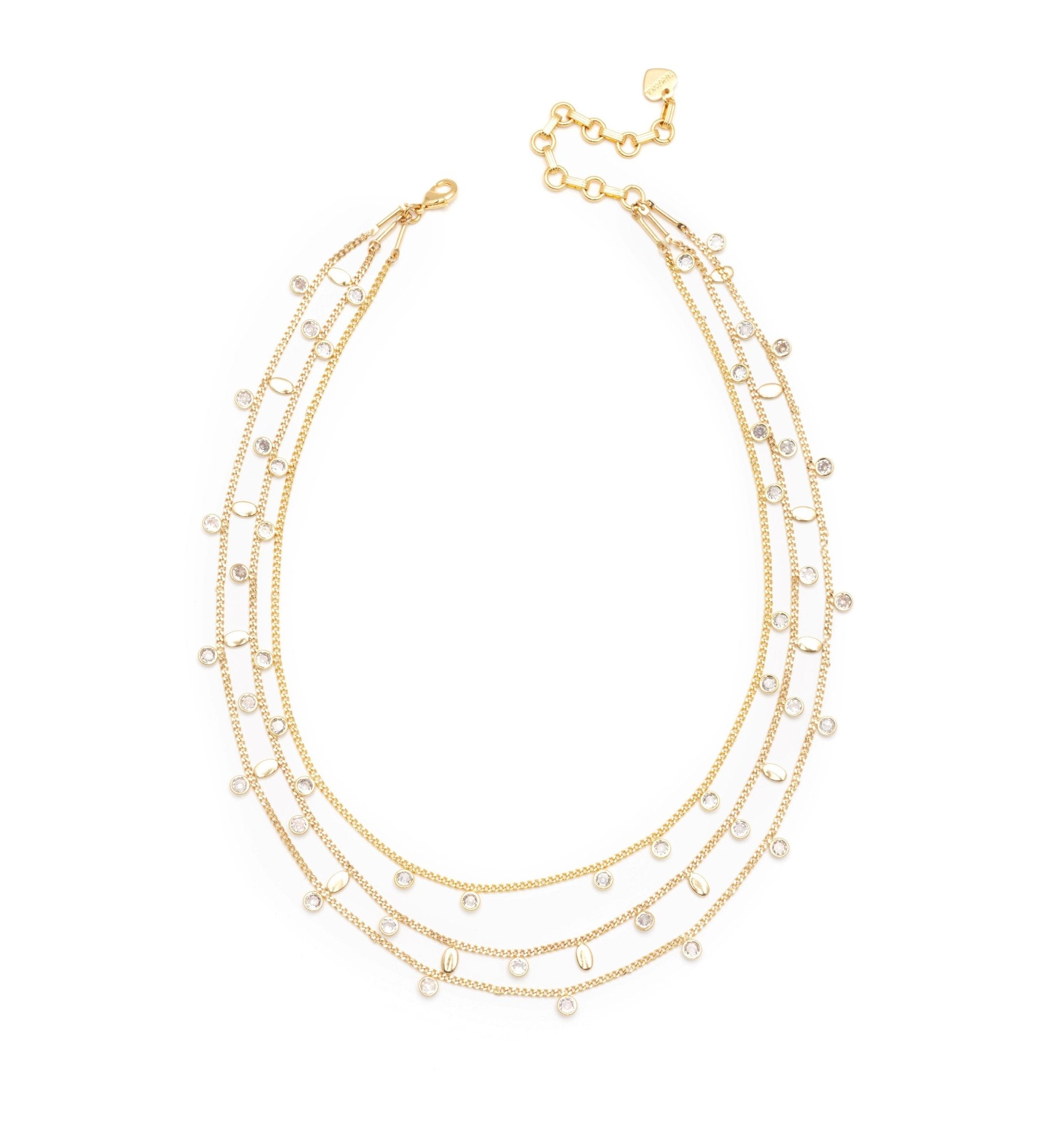 Paris in Bloom NecklaceGold