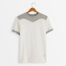 Short Sleeve 1920's Athletic TeeWhite Heather Grey