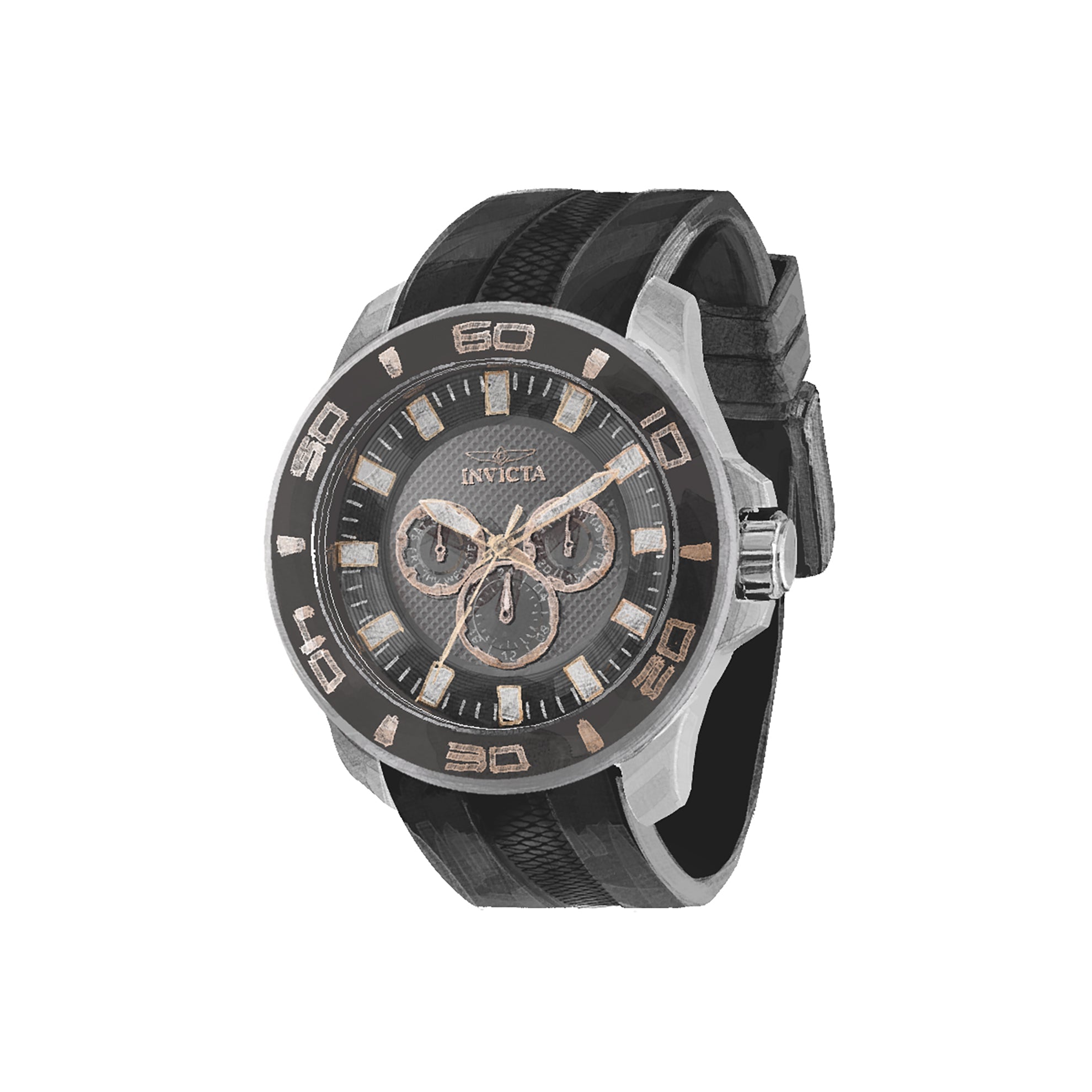 Silfra Pro Diver WatchBlack