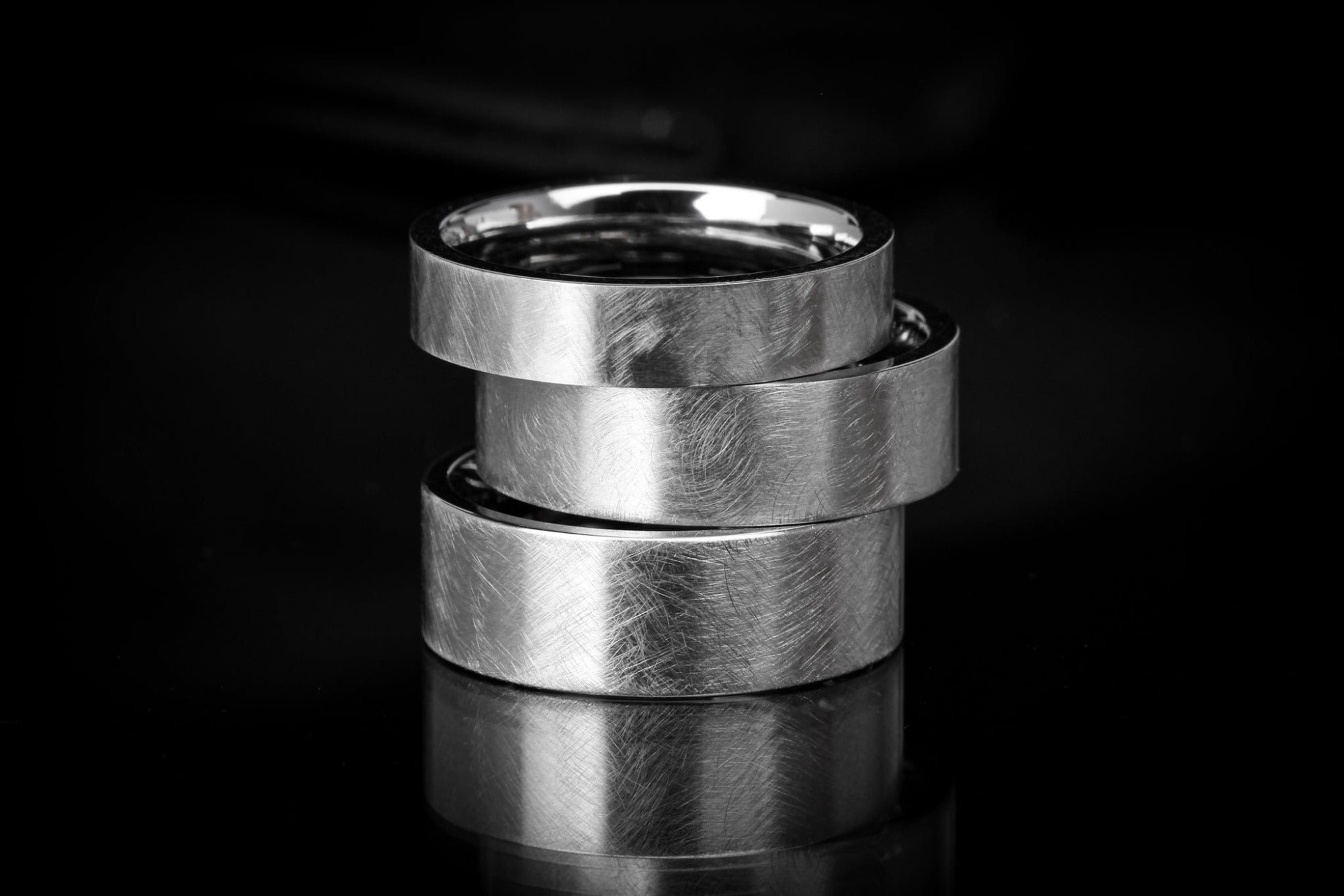 The "Brüns" Etched Titanium Ring6.5