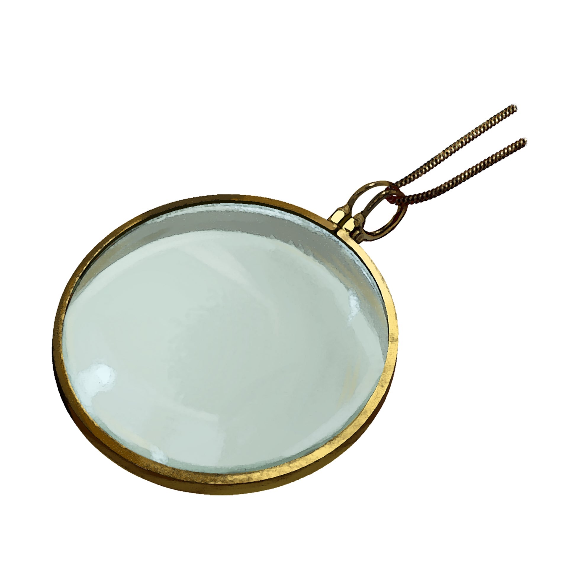 The Curator's Magnifying GlassAntique Gold