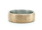 The Hammered 'Wilder' Bronze x Titanium Ring5