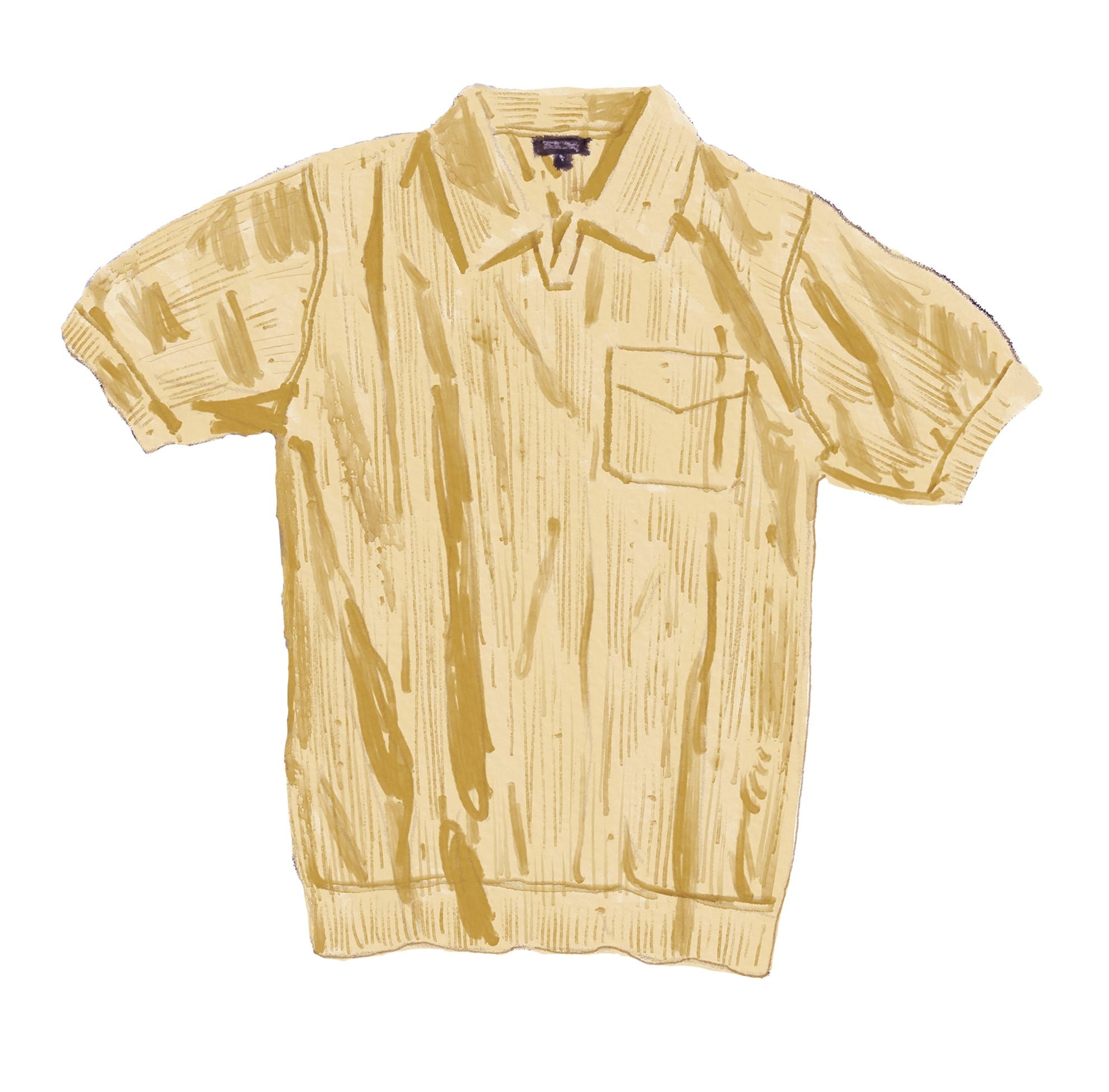 The Italian T-Shirt Polo Anise