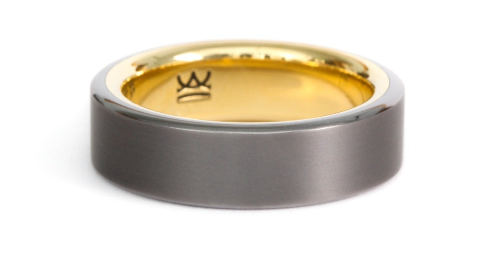 The 'Klimt' Minimalist Ring with 14k InteriorTantalum