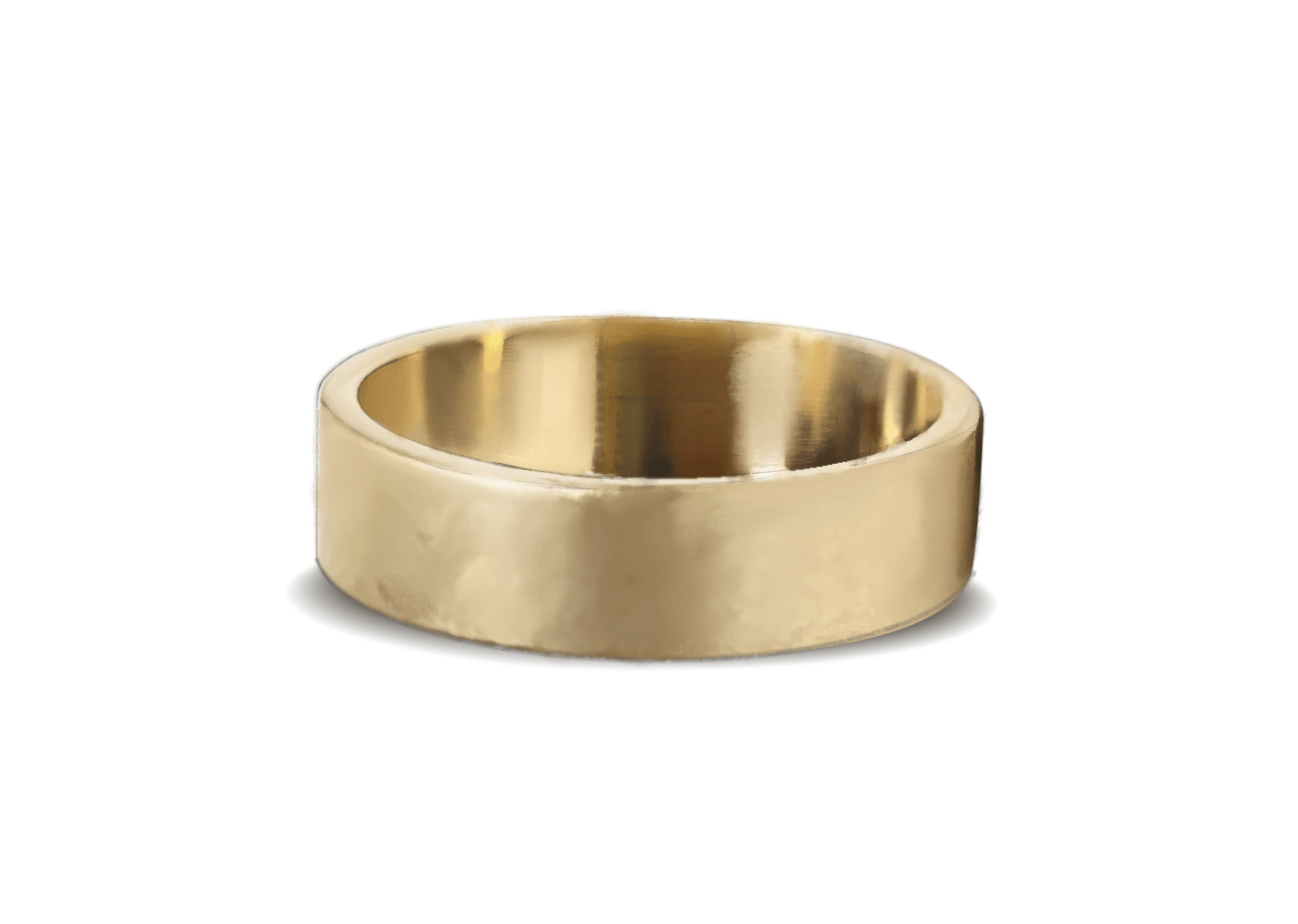 The Minimalist "Kaler" 14k Gold RingEtched (as shown)