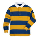 Traditional Rugby ShirtNavy Gold Stripe