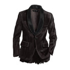 Velvet Tuxedo JacketBlack