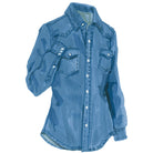 Western Denim ShirtFaded Blue