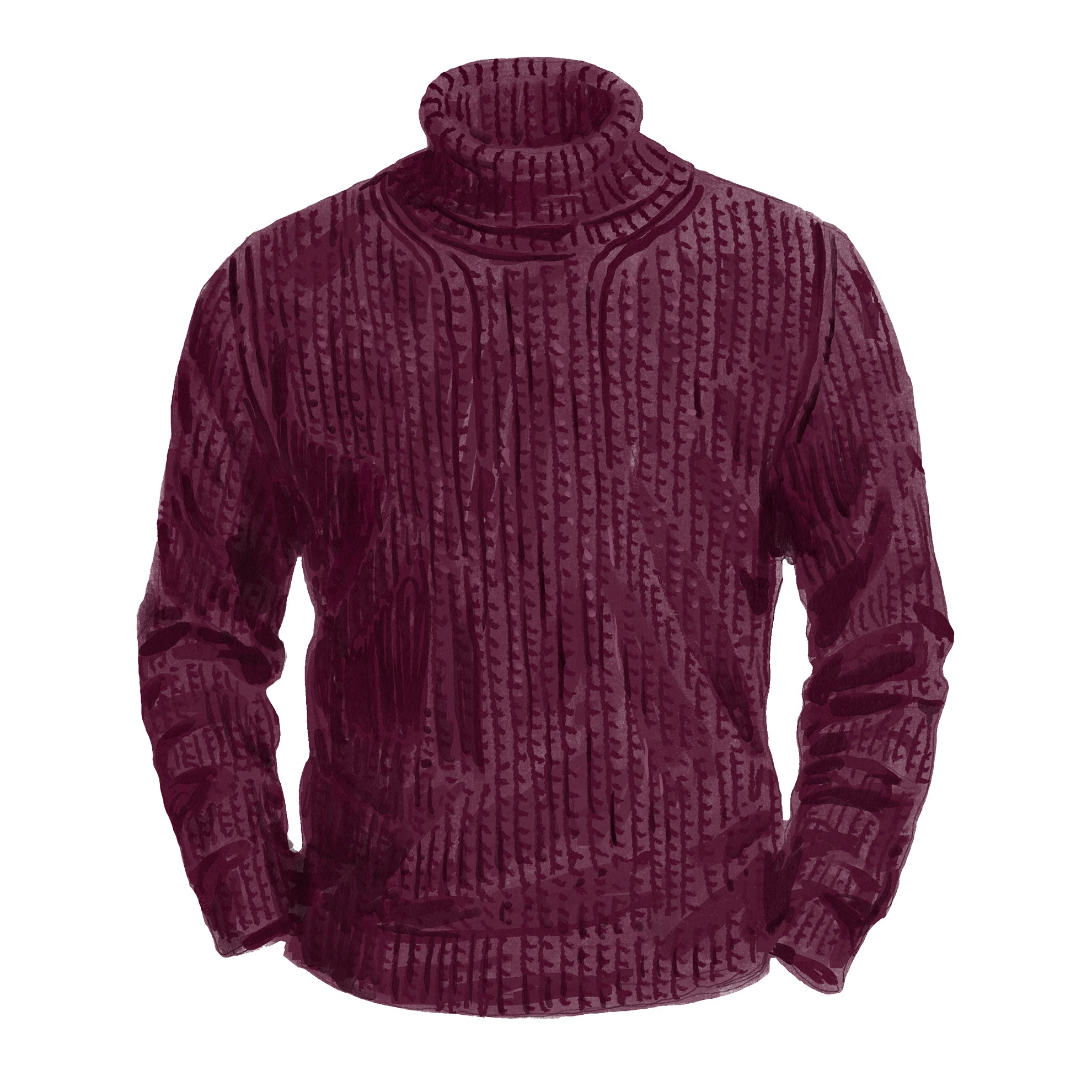 Whitby Fisherman's Turtleneck SweaterCurrant