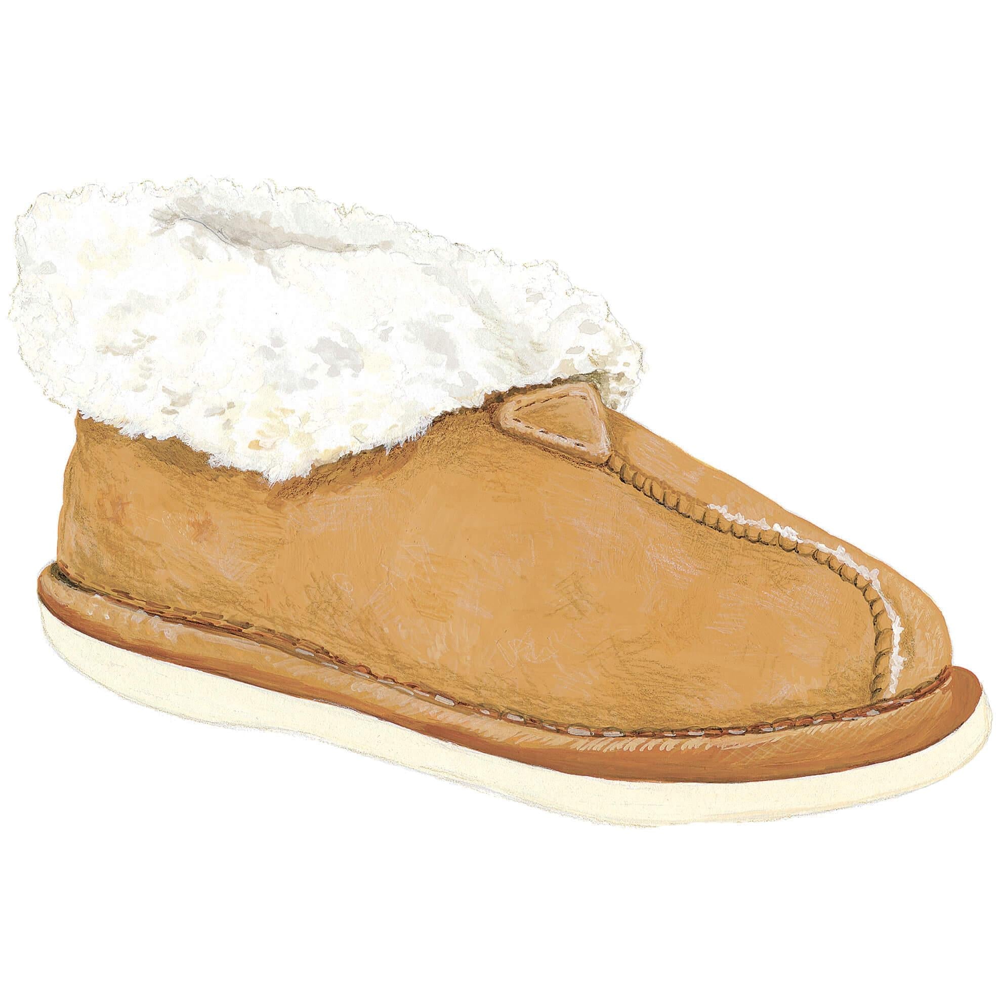 Women's Shearling Bootie SlippersSpice